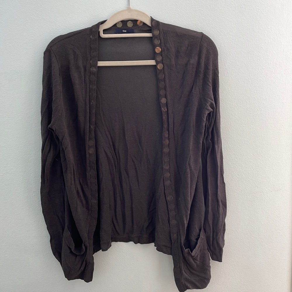 Gap Lightweight Cardigan with large sequin detail